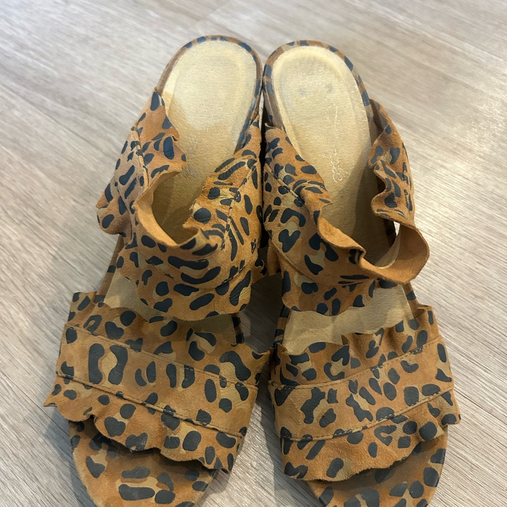 Leopard Print Women's Sandals